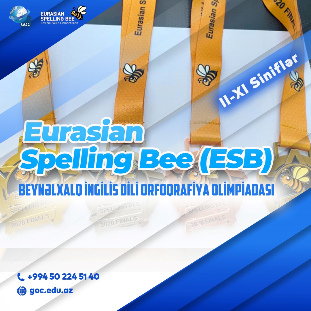 Eurasian Spelling Bee (ESB) – Beynəlxalq İngilis Dili Orfoqrafiya Olimpiadası